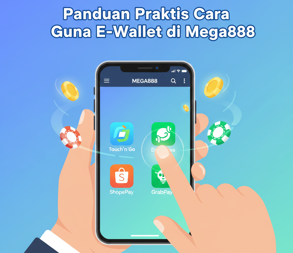 cara guna e-wallet untuk transaksi mega888 2026